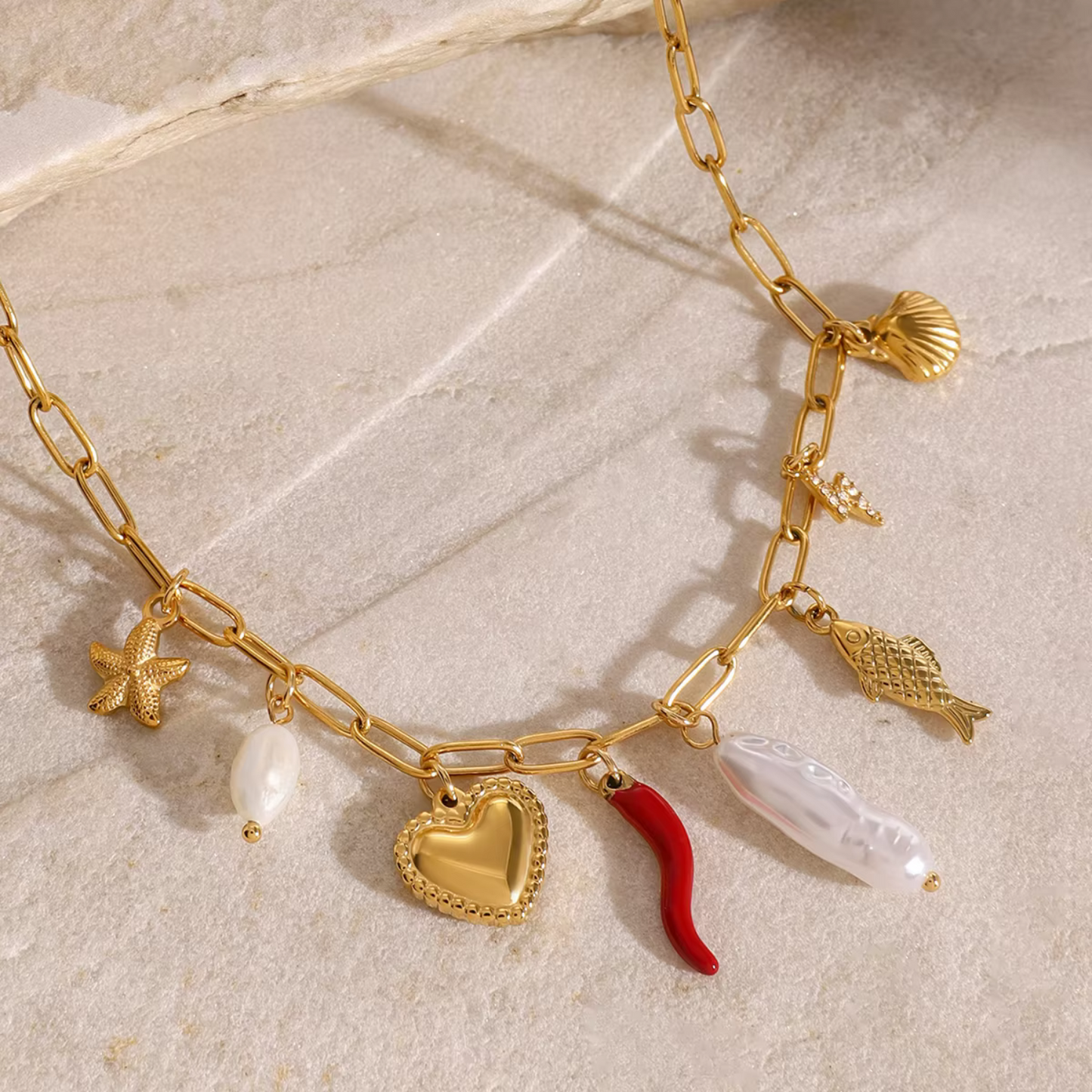 Aurelia Amulet Chain