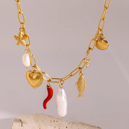Aurelia Amulet Chain