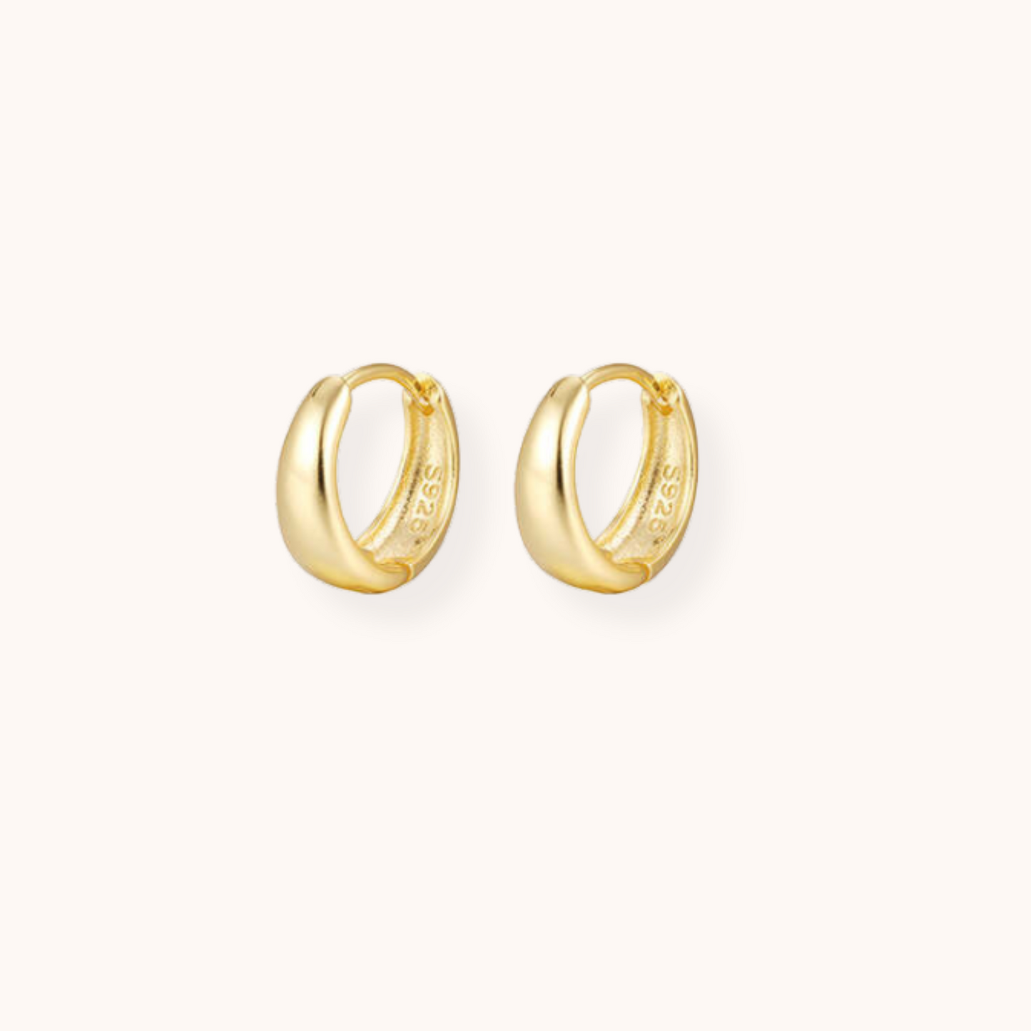 Golden Aura Mini Hoops