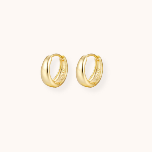 Golden Aura Mini Hoops